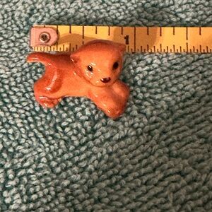 Vintage Ceramic ceramic Hagen Renaker Orange Lion Figurine